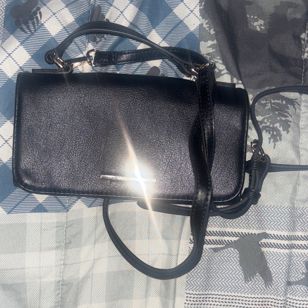 Elegant Black Leather Women's Bag